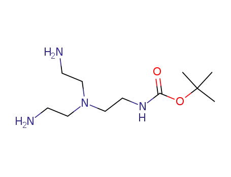 Molecular Structure of 179167-09-0 (tert-butyl 2-(bis(2-aminoethyl)amino)ethylcarbamate)