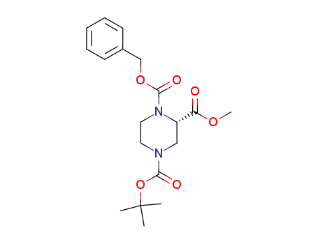 1,2,4-Piperazinetricarboxylic acid,4-(1,1-dimethylethyl)2-methyl1-(phenylmethyl)ester,(2S)-