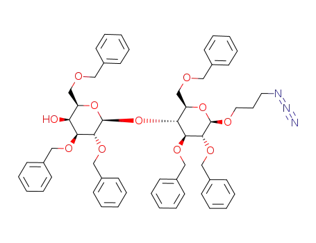 3-azidopropyl (2,3,6-O-tri-O-benzyl-β-D-galactopyranosyl)-(1→4)-2,3,6-tri-O-benzyl-β-D-glucopyranoside