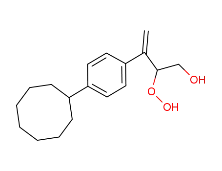 3-(4'-cyclooctylphenyl)-1-hydroxy-but-3-en-2-hydroperoxide