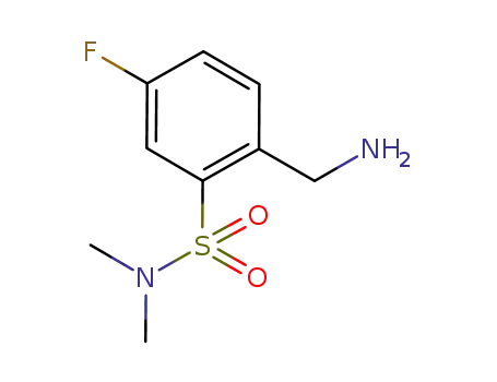 Benzenesulfonamide, 2-(aminomethyl)-5-fluoro-N,N-dimethyl-