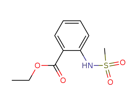 Molecular Structure of 91013-48-8 (2-methanesulfonylaminobenzoic acid ethyl ester)
