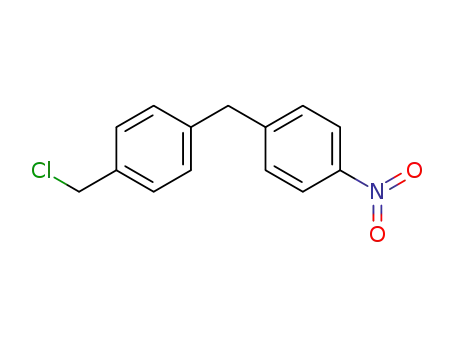 Molecular Structure of 76364-98-2 (1-(chloromethyl)-4-(4-nitrobenzyl)benzene)