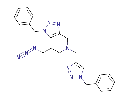 3-azido-N,N-bis((1-benzyl-1H-1,2,3-triazol-4-yl)methyl)propan-1-amine