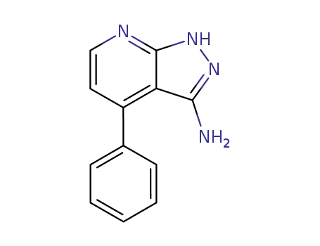 4-페닐-1H-피라졸로[3,4-B]피리딘-3-일라민