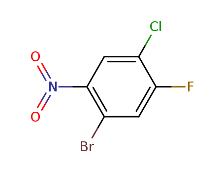 1-Bromo-4-chloro-5-fluoro-2-nitrobenzene, CAS [960000-93-5],