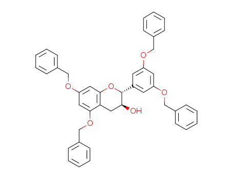 (2R,3S)-5,7-bis(benzyloxy)-2-(3,5-bis(benzyloxy)phenyl)-3,4-dihydro-2H-1-benzopyran-3-ol