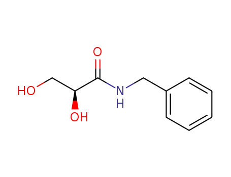 Molecular Structure of 205122-64-1 ((S)-N-benzyl 2,3-dihydroxypropionamide)