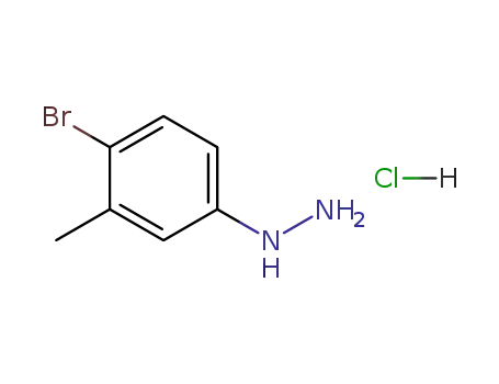 Molecular Structure of 112626-91-2 ((4-BROMO-3-METHYL-PHENYL)-HYDRAZINE)