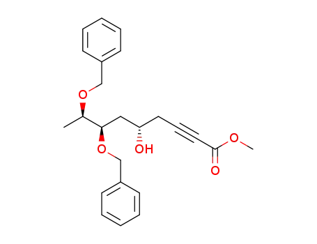 (5S,7R,8R)-methyl 7,8-bis(benzyloxy)-5-hydroxynon-2-ynoate