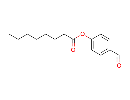 Molecular Structure of 50433-83-5 ((4-formylphenyl) octanoate)