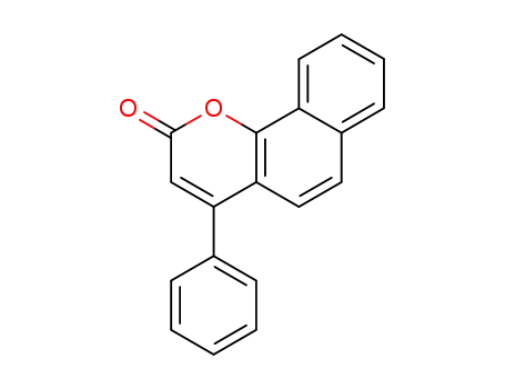 Molecular Structure of 21568-07-0 (2H-Naphtho[1,2-b]pyran-2-one, 4-phenyl-)
