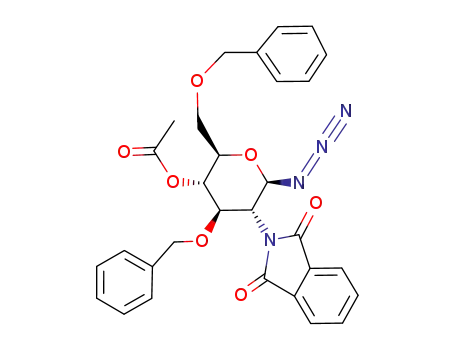 4-O-acetyl-3,6-di-O-benzyl-2-deoxy-2-phthalimido-β-D-glucopyranosyl azide