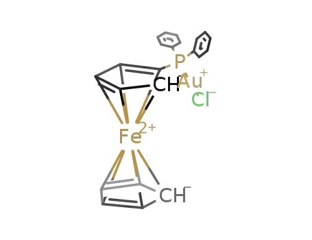 [AuCl((diphenylphosphanyl)ferrocene-κP)]
