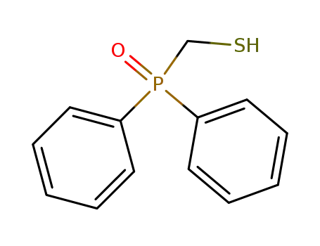 Molecular Structure of 51649-25-3 (Methanethiol, (diphenylphosphinyl)-)