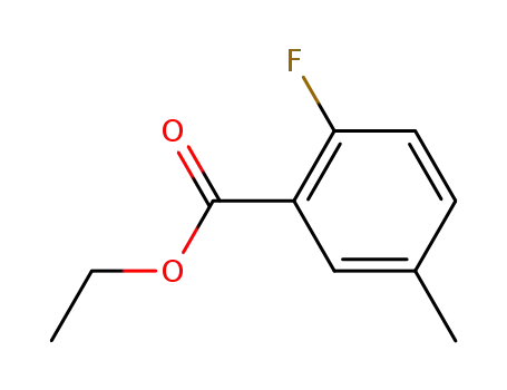 Molecular Structure of 496841-90-8 (Ethyl 2-Fluoro-5-Methylbenzoate)