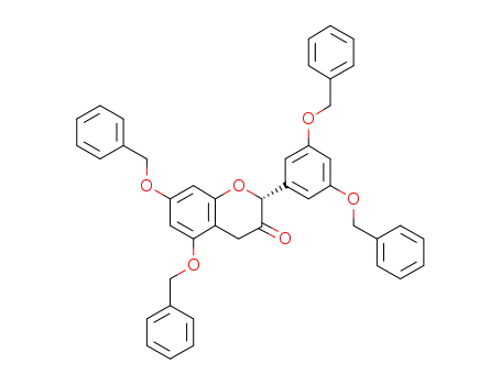 (R)-5,7-bis(benzyloxy)-2-(3,5-bis(benzyloxy)phenyl)chroman-3-one