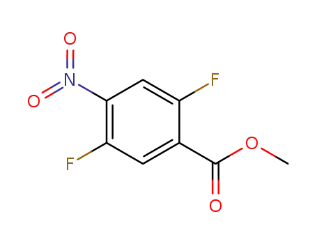 Molecular Structure of 924868-81-5 (Benzoic acid, 2,5-difluoro-4-nitro-, Methyl ester)