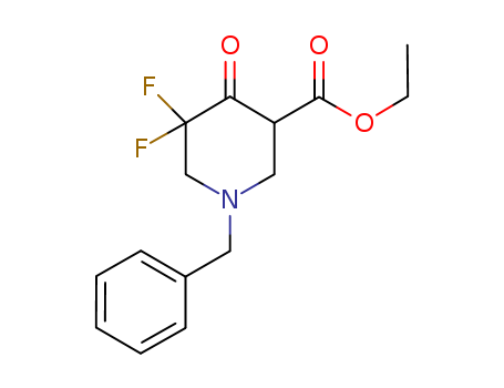Ethyl 1-benzyl-5,5-difluoro-4-oxopiperidine-3-carboxylate cas no. 1067915-34-7 98%