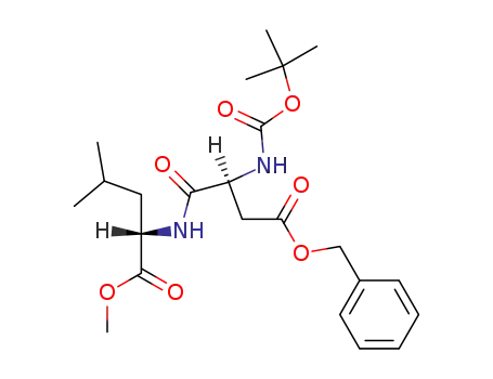 methyl ((S)-4-(benzyloxy)-2-((tert-butoxycarbonyl)amino)-4-oxobutanoyl)-L-leucinate