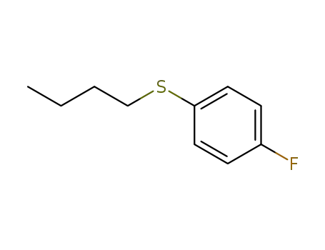 Molecular Structure of 1649-99-6 (Benzene, 1-(butylthio)-4-fluoro-)