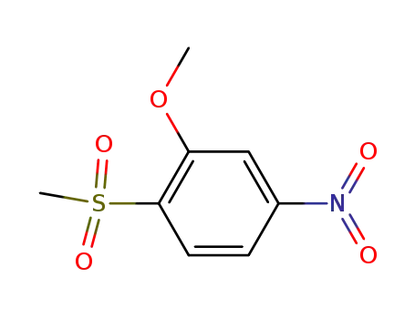 1-메탄설포닐-2-메톡시-4-니트로벤젠