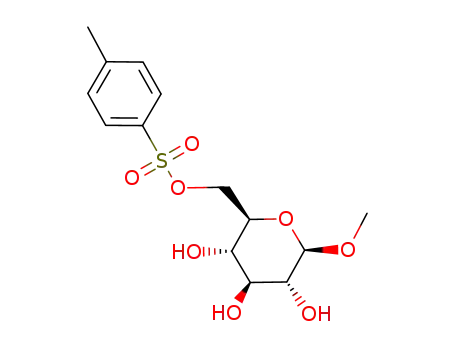 Molecular Structure of 23661-35-0 (METHYL 6-O-TOSYL-BETA-D-GLUCOPYRANOSIDE)