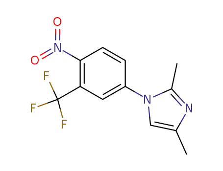 1-(4-nitro-3-trifluoromethylphenyl)-2,4-dimethylimidazole
