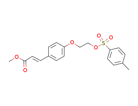 (E)-methyl 3-(4-(2-(tosyloxy)ethoxy)phenyl)acrylate