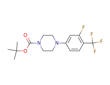 1-Piperazinecarboxylic acid, 4-[3-fluoro-4-(trifluoromethyl)phenyl]-,
1,1-dimethylethyl ester