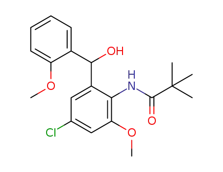 N-(4-chloro-2-[hydroxy(2-methoxyphenyl)methyl]-6-methoxyphenyl)-2,2-dimethylpropanamide