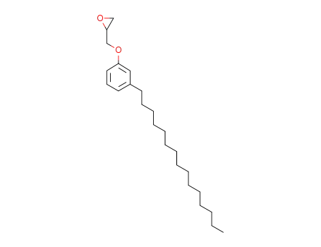Molecular Structure of 16611-96-4 ([(m-pentadecylphenoxy)methyl]oxirane)
