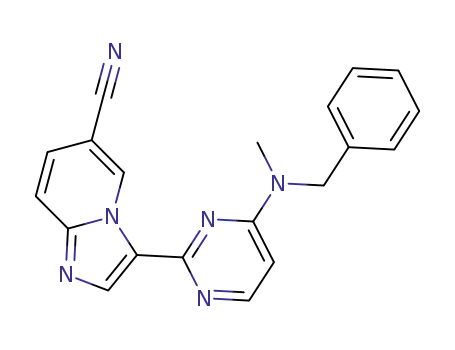 3-{4-[benzyl(methyl)amino]pyrimidin-2-yl}imidazo[1,2-a]pyridine-6-carbonitrile