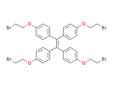 Molecular Structure of 1062222-96-1 (Benzene, 1,1',1'',1'''-(1,2-ethenediylidene)tetrakis[4-(2-broMoethoxy)-)