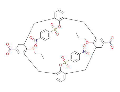 5,17-dinitro-25,27-bis(p-nitrobenzenesulfonyloxy)-26,28-dipropoxycalix[4]arene