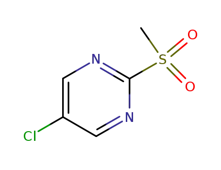 Molecular Structure of 38275-47-7 (5-Chloro-2-(methylsulfonyl)pyrimidine)