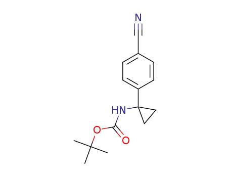 tert-butyl (1-(4-cyanophenyl)cyclopropyl)carbamate