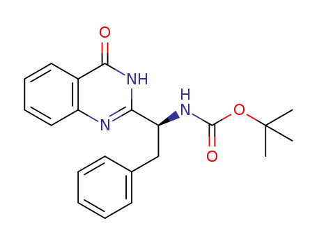 (S)-tert-butyl 1-(4-oxo-3,4-dihydroquinazolin-2-yl)-2-phenylethylcarbamate