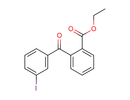 Molecular Structure of 890098-39-2 (2-ETHOXYCARBONYL-3'-IODOBENZOPHENONE)