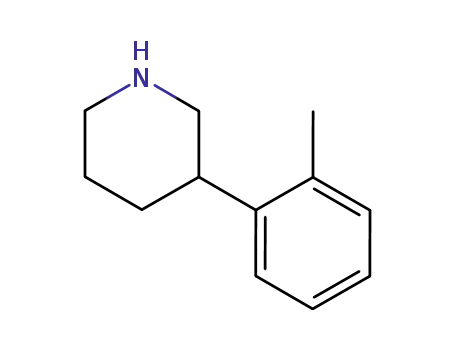 Molecular Structure of 661470-63-9 (3-(2-methylphenyl)piperidine)