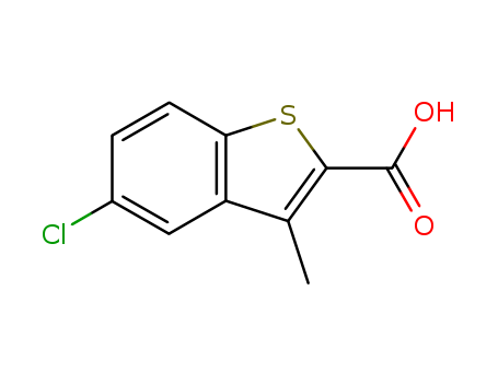 5-Chloro-3-methyl-1-benzothiophene-2-carboxylic acid 50451-84-8