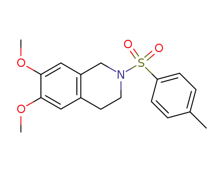 Molecular Structure of 14165-82-3 (6,7-dimethoxy-2-[(4-methylphenyl)sulfonyl]-1,2,3,4-tetrahydroisoquinoline)