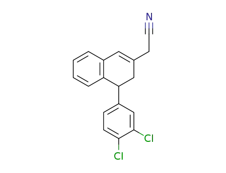 2-(-1-(3,4-dichlorophenyl)-1,2-dihydronaphthalen-3-yl)acetonitrile
