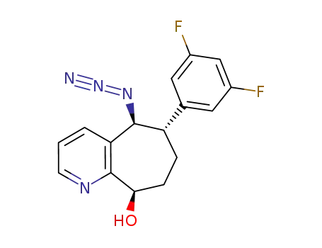 (5S,6S,9R)-5-azido-6-(3,5-difluorophenyl)-6,7,8,9-tetrahydro-5H-cyclohepta[b]pyridin-9-ol