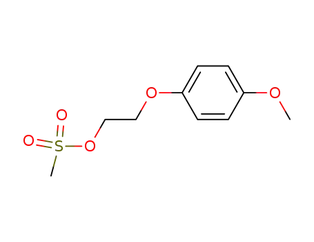 Molecular Structure of 145798-36-3 (O-methanesulfonyl-2-(4-methoxyphenoxy)ethanol)