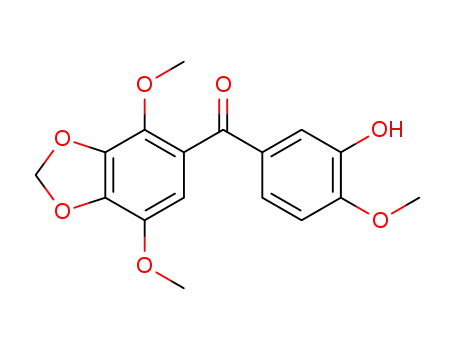 (3-hydroxy-4-methoxyphenyl)(2,5-dimethoxy-3,4-methylenedioxyphenyl)methanone