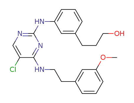 3-{3-[(5-chloro-4-{[2-(3-methoxyphenyl)ethyl]amino}pyrimidin-2-yl)amino]phenyl}propan-1-ol