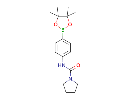 N-(4-(4,4,5,5-tetramethyl-1,3,2-dioxaborolan-2-yl)phenyl)pyrrolidine-1-carboxamide