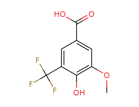 4-hydroxy-3-methoxy-5-(trifluoromethyl)benzoic acid