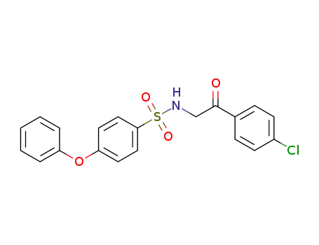 N-[2-(4-chlorophenyl)-2-oxoethyl]-4-(phenyloxy)benzenesulfonamide